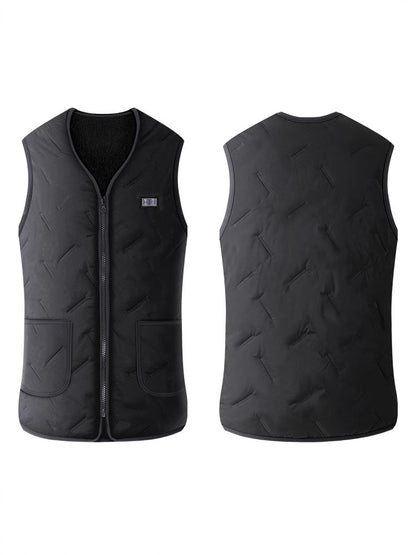 Smart Heating Cotton Vest with 5-Zone Warmth